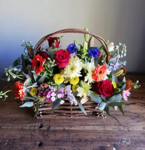 Bright and Beautiful Basket