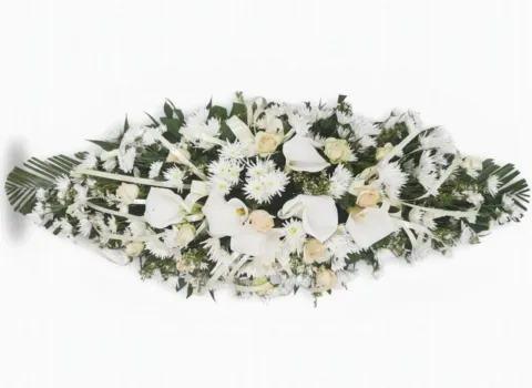 Heartfelt Condolences Casket Spray
