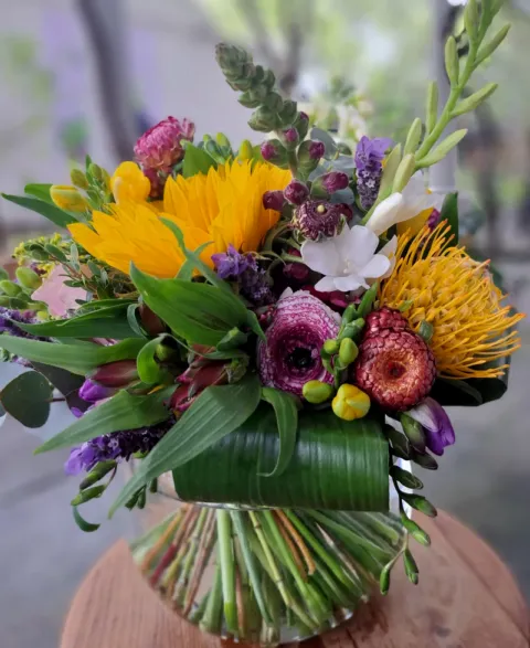Medium Bright Bowl Arrangement