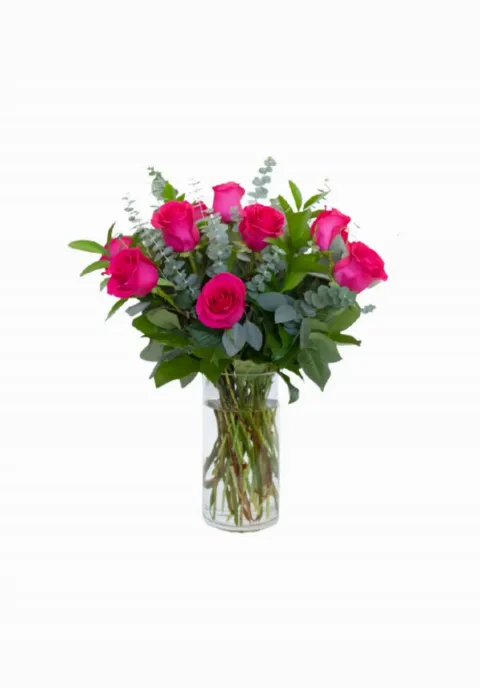 Healty Pink Rose Bouquet