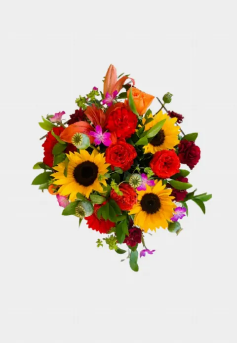 Bright Colors in a Basket
