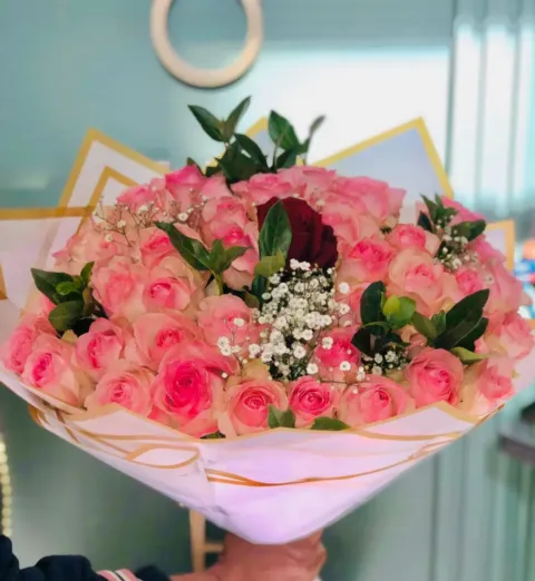 PINK ROSA MIX (40 STEMS)