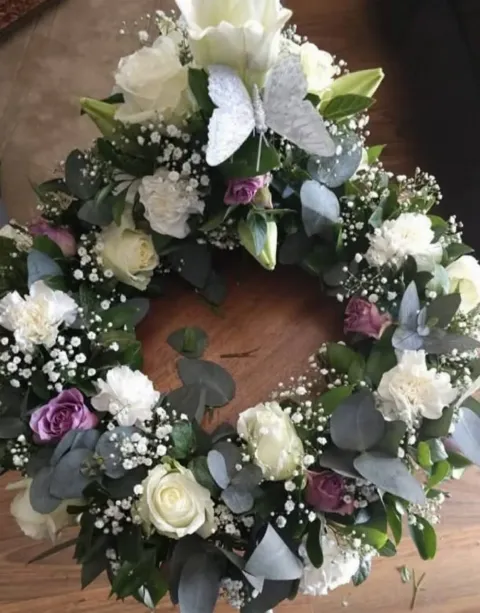 Large double ring wreath