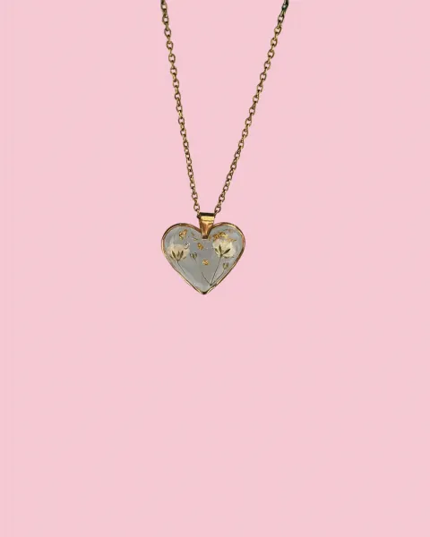 Floral Resin Necklace