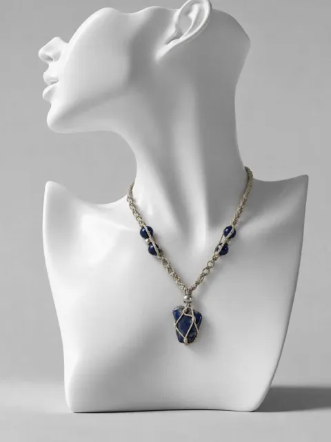 Blue Crystal Necklace