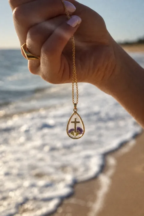 Assorted Floral Resin Necklaces
