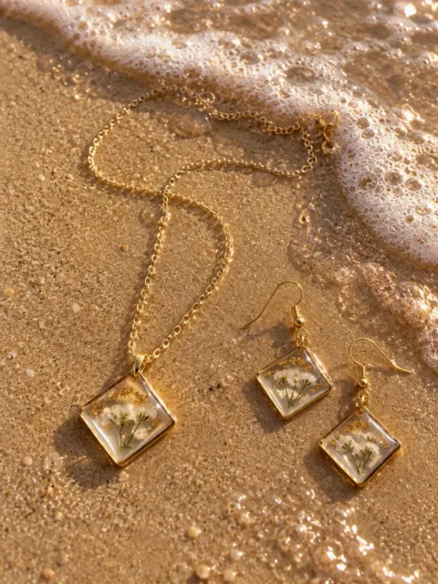 Assorted Floral Resin Necklaces