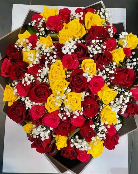 Mixed bouquet roses 40 stems