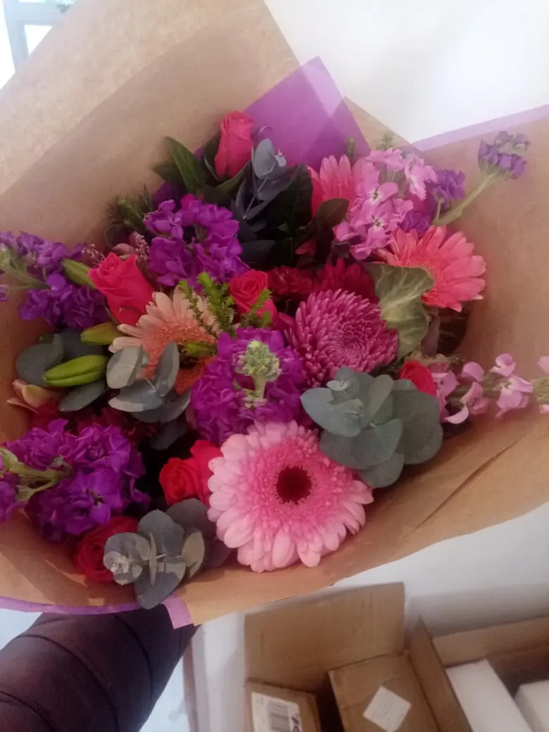 Mixed pink bunch